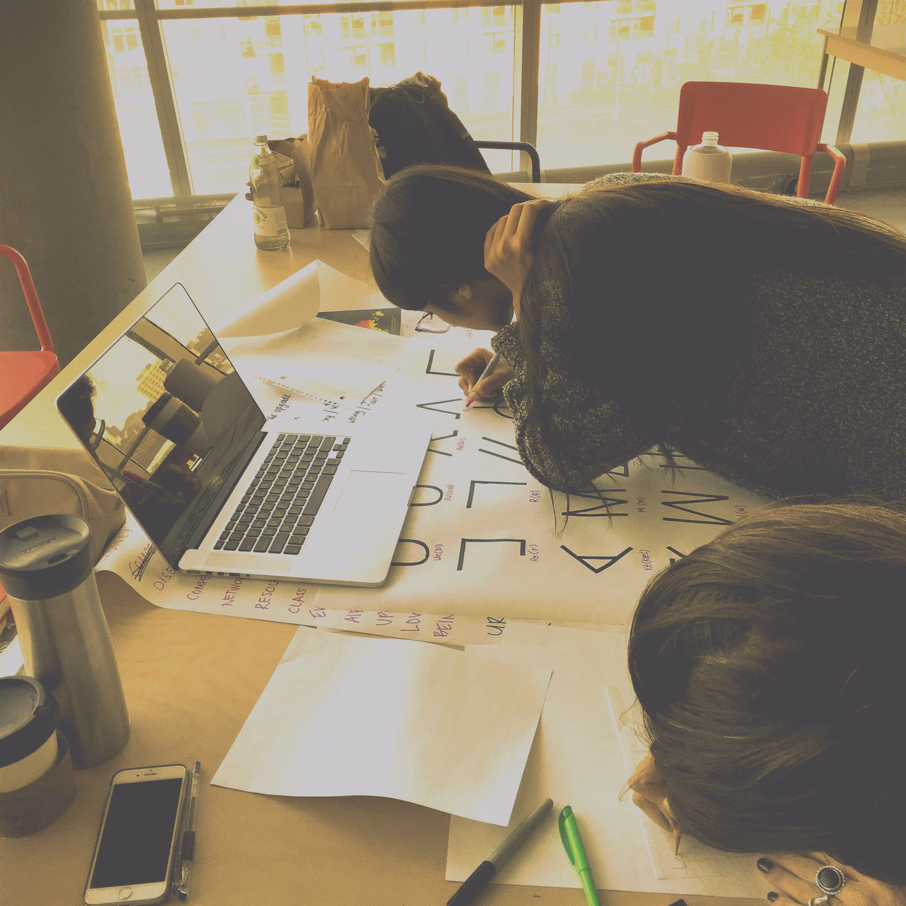 MICA Graphic Design MFA students hard at work