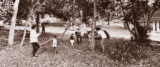 kids at play in Brazil
