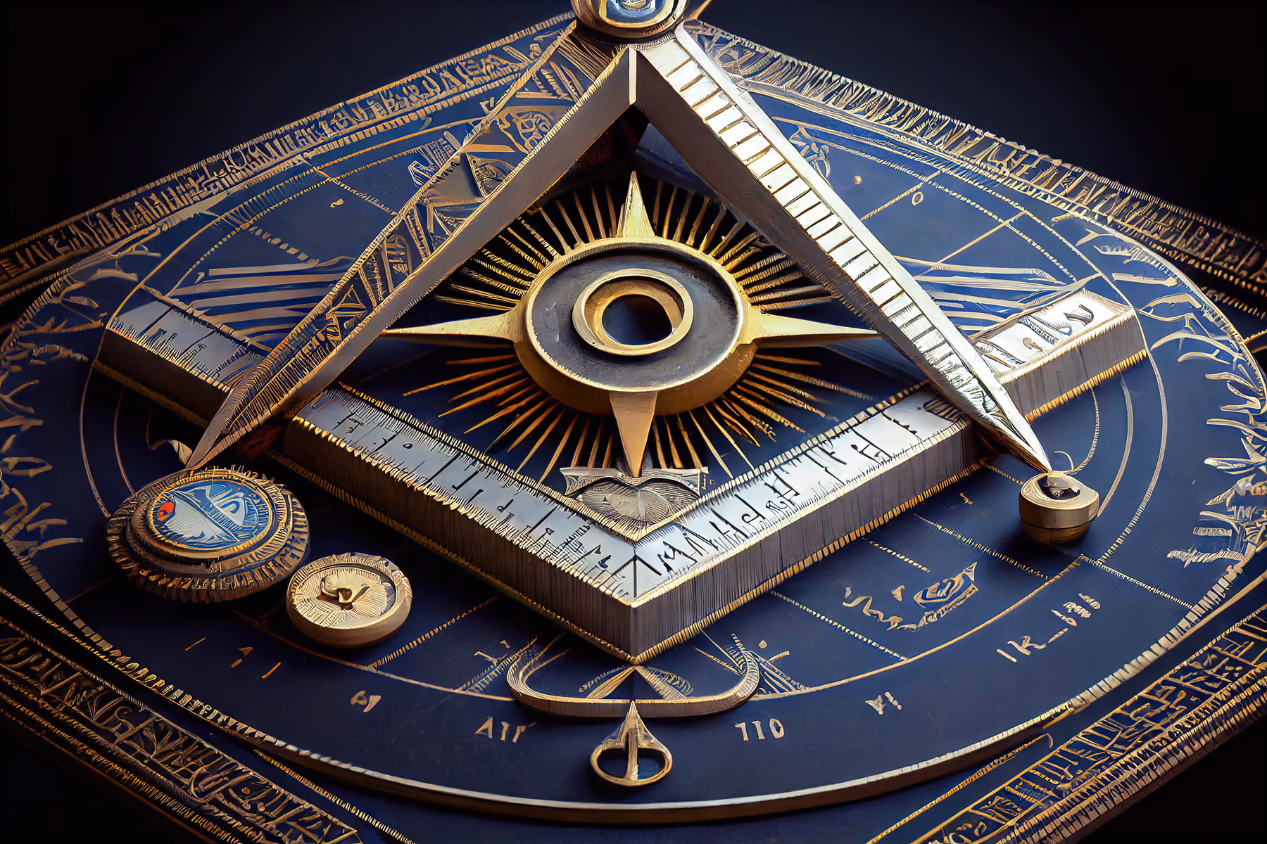 fake masonic symbols generated by AI