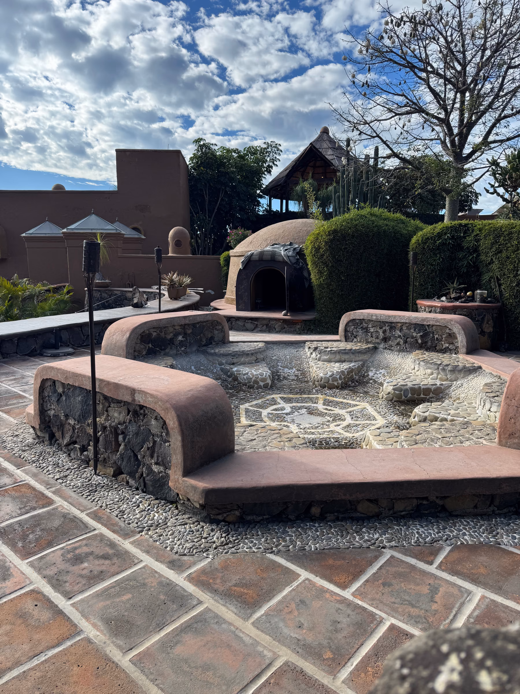 Temazcal in Tepotzlan, at Hostal de la Luz