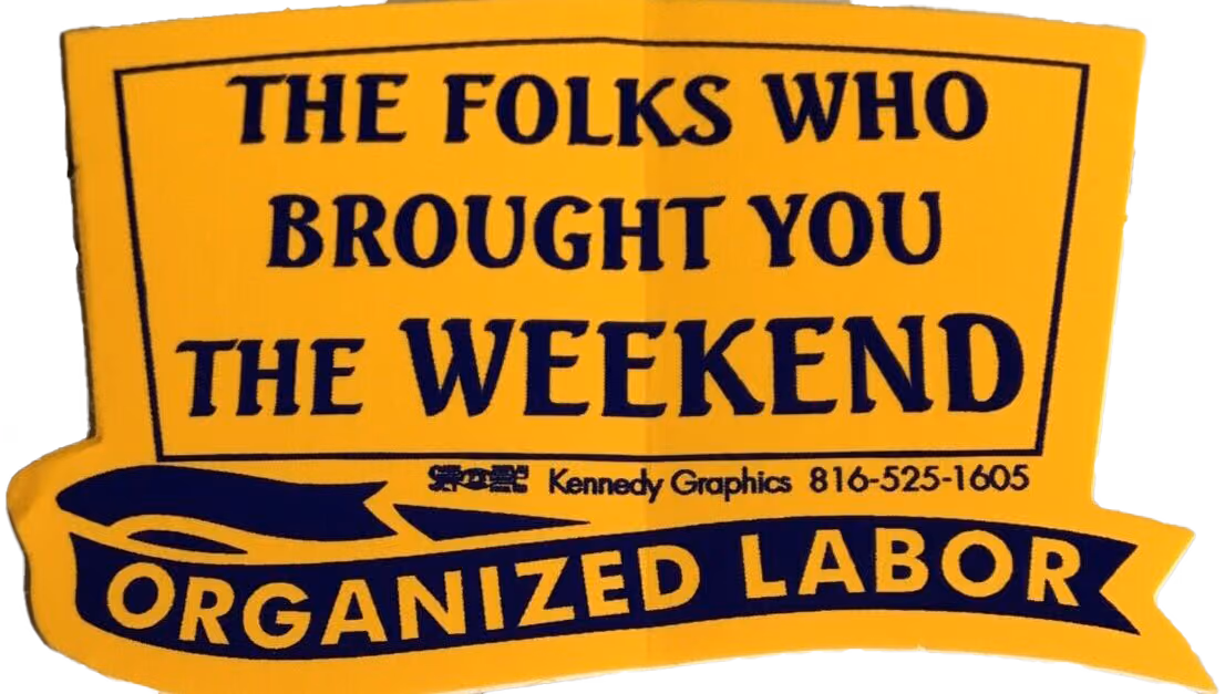 The Folks Who Brought You The Weekend sticker