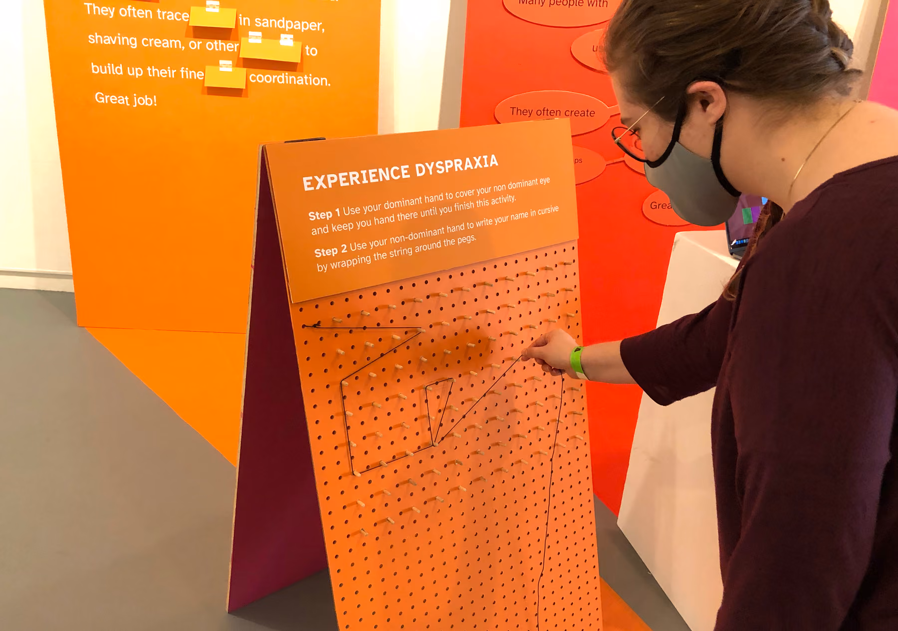a scene from the neurodivergent exhibition